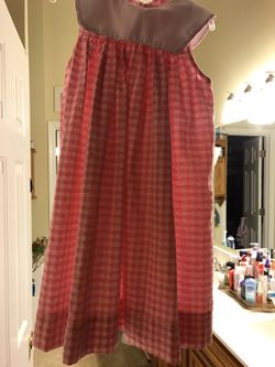 Kelly's kid dress pink and white size 6