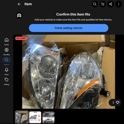 Headlight Assemblies Lexus 330  One Pair New  One Pair Right And Left