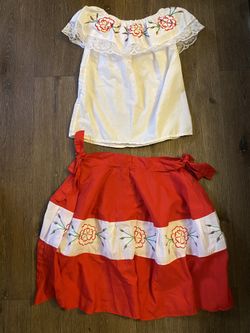 Girls Mexican Traditional Outfit 