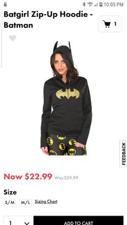 Rubies Batgirl hoodie