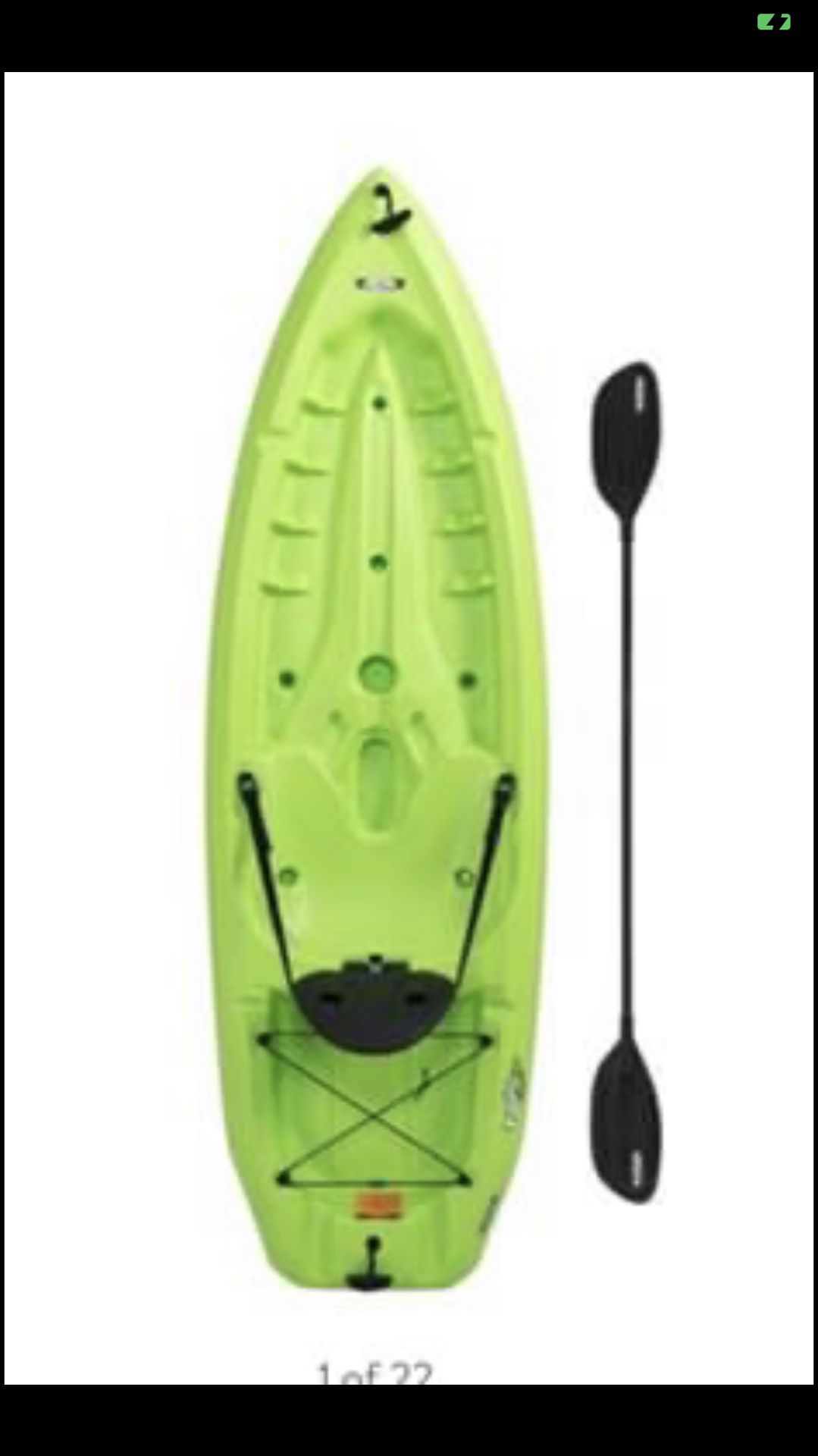 8 ft Kayak used 1 time
