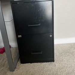 Two Drawer File Cabinet 