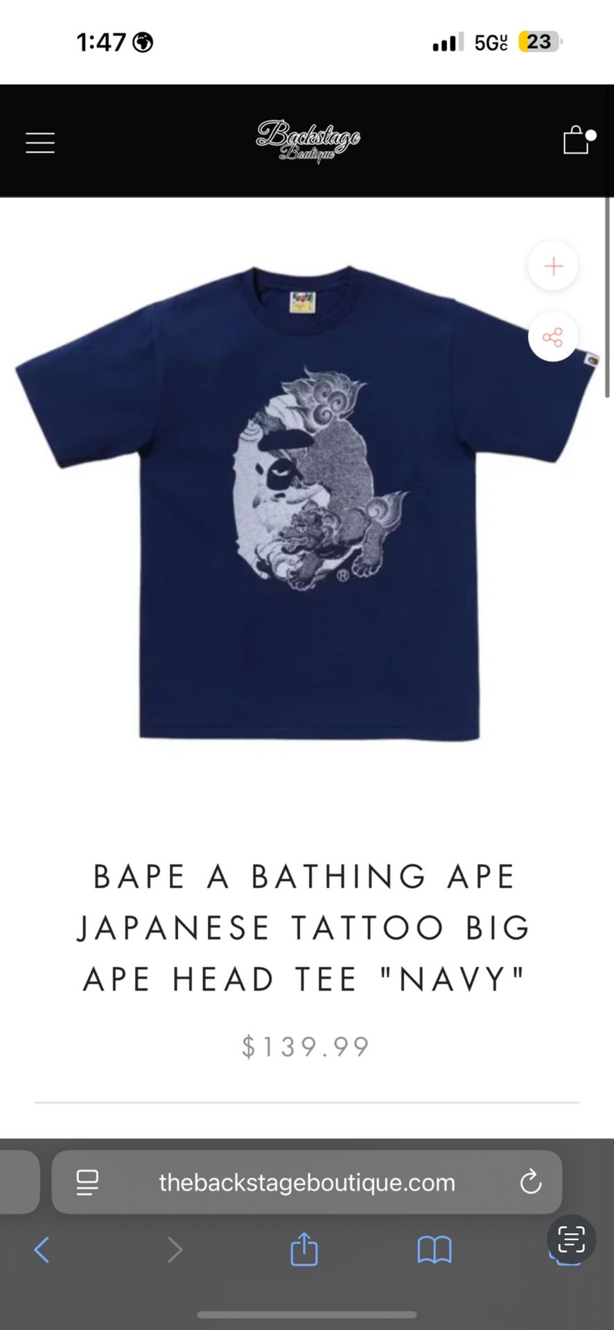Bape Shirt Size L
