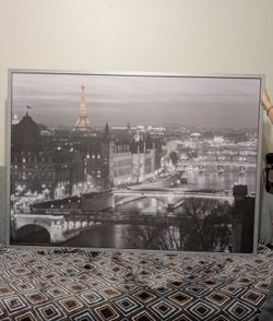 Very Large IKEA Picture Of Paris Wall Decor