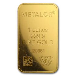 Metalor One Ounce Gold Bar