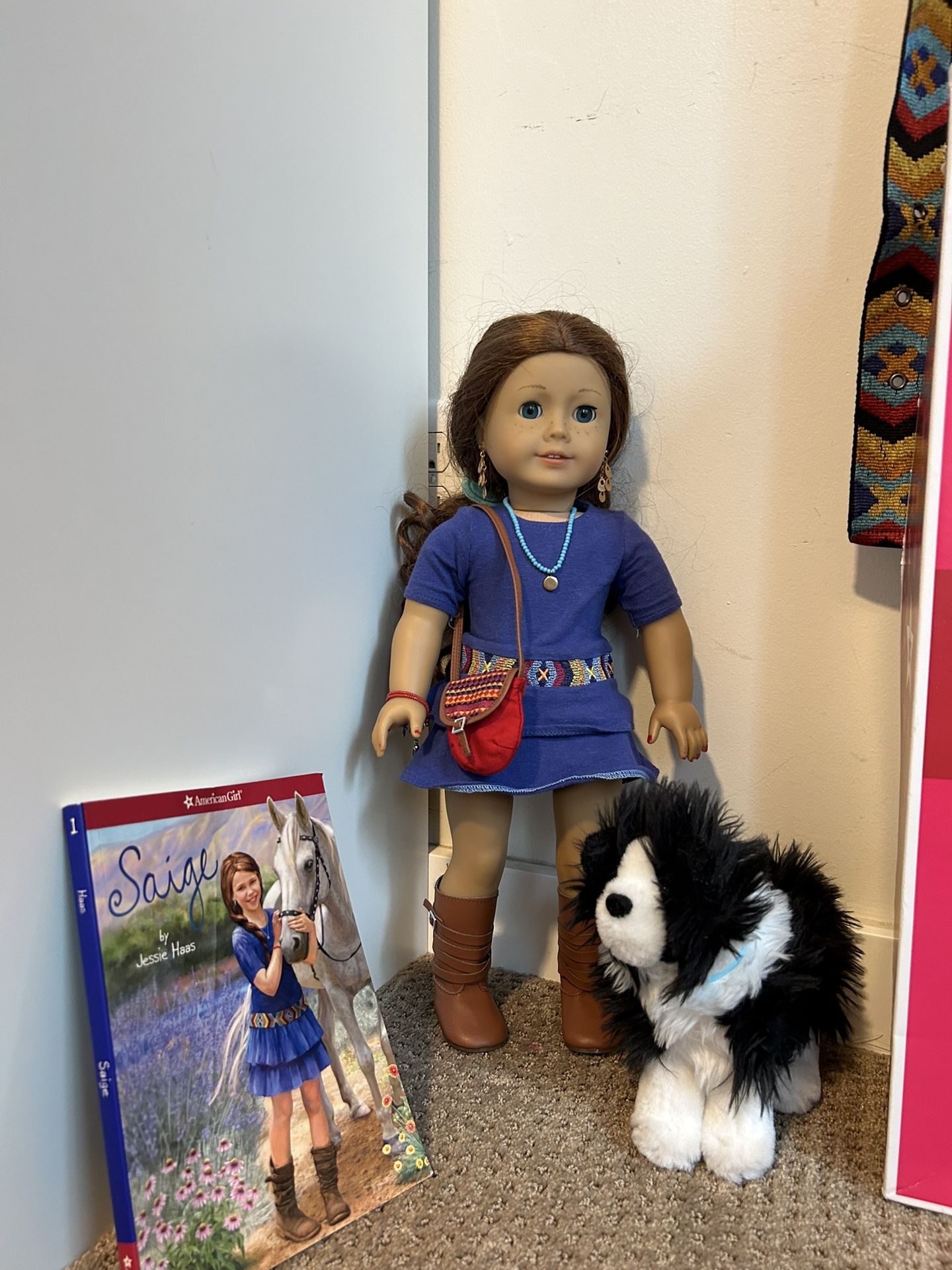 Saige American Girl Doll 2013 Excellent Condition With Extras