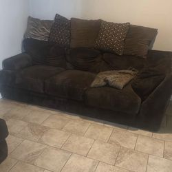 Sofa set, Brown