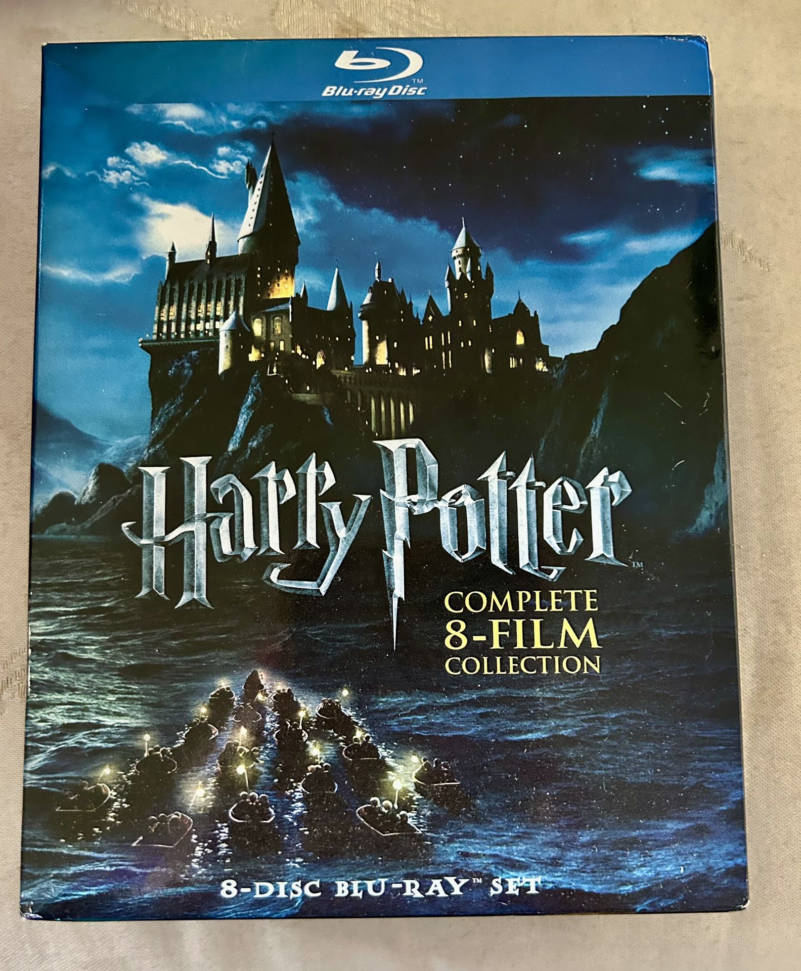 Harry Potter complete 8 Film Collection Blu Ray Set