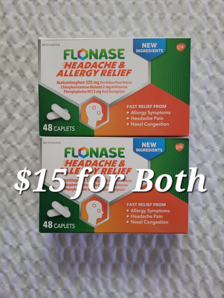 Flonase Headache & Allergy Tablets