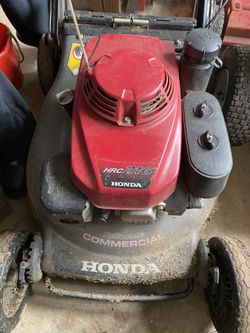 Honda hrc216 commercial mower