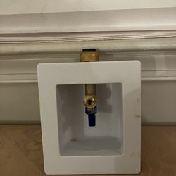 Ice Maker Box with Valve — Installed & Uninstalled
