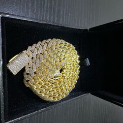 VVS Lab Moissanite Diamond Cuban Chain