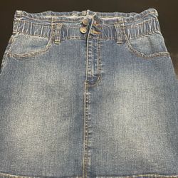 Médium Wash Jean Skirt
