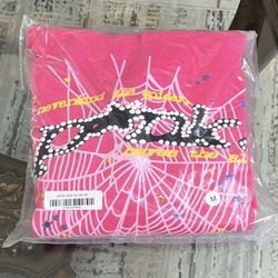 Pink spider hoodie 
