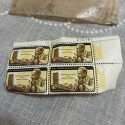 US STAMP  #27276  block  of 4,  4¢  DAG HAMMARSKJOLD SECRETARY GENERAL 