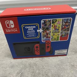 Nintendo Switch Mario Choose One Bundle Console -  Brand New