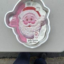 Vintage Santa Cake Pan