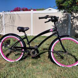 Skullxbones 3 Speed Beach Cruiser Bicycle 