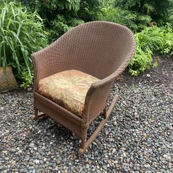 Wicker Rocking Chair -Antique 