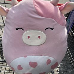 Squishmallow Clay 16” Pink Spotted Cow