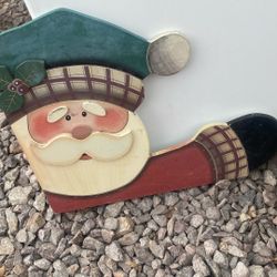 Wood Santa Decoration