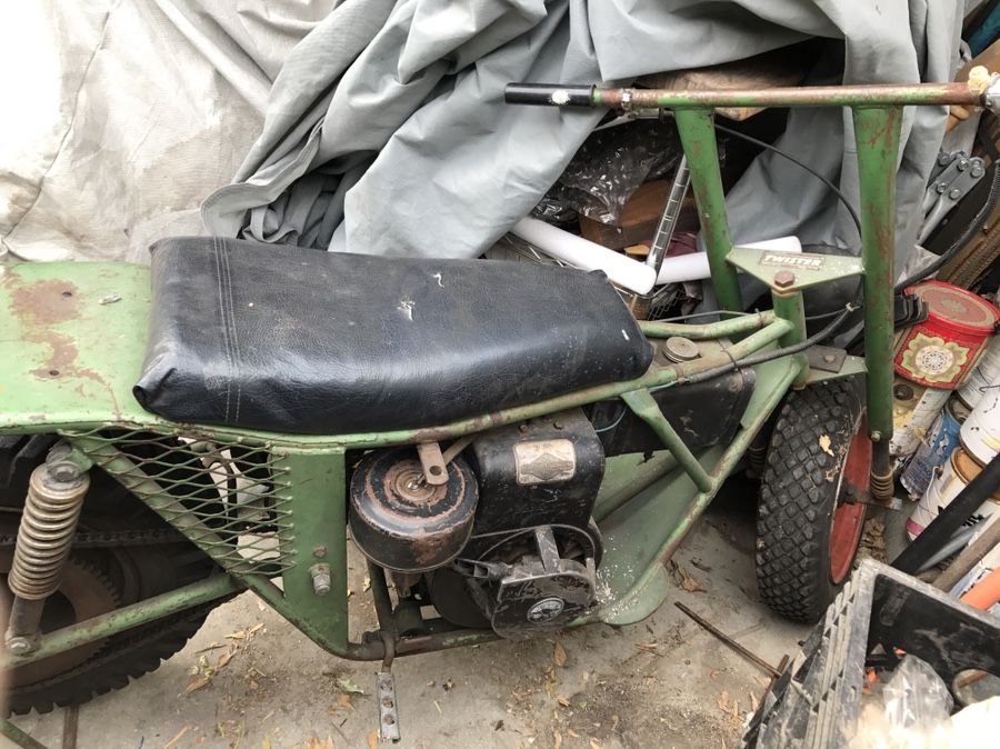 Vintage Bear Cat Twister mini bike. Could use a new motor.