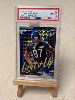Luther Burden Rookie Mosaic /99 PSA 8 BEARS