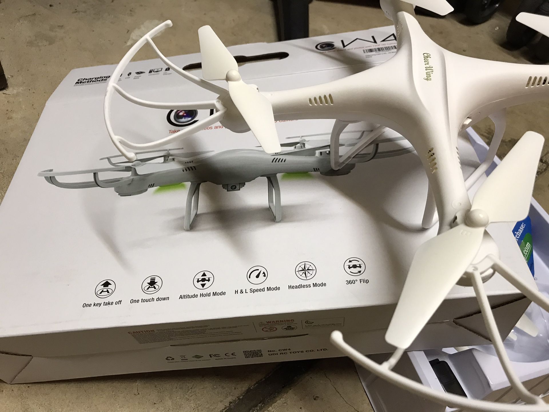 Drone with built in camera and remote