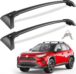 Toyota RAV4 2019-2025 Roof Rack Cross Bars KINGGERI Lockable 260 lbs