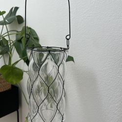 Decorative Hanging Glass Vase