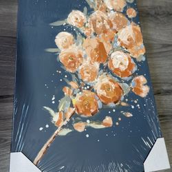 NEW! Marigold Radiance Artwork From Far East Collection 31.5” x 15.67” x 1.25” NIB