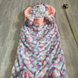 Hugfun animal slumber bag rainbow unicorn sleeping bag