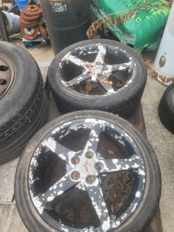 Vette wheels staggard