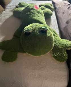Giant Green Frog Stuffed Animal Plush