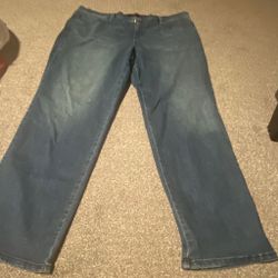 Medium Wash Blue Denim Jeans