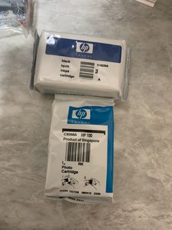 HP 29 Black Inkjet Cartridge & HP 100 Photo Cartridge