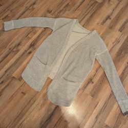 Lululemon Grey Cardigan Sweater 