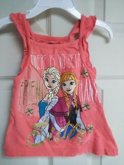 Girls Frozen tank top size 5