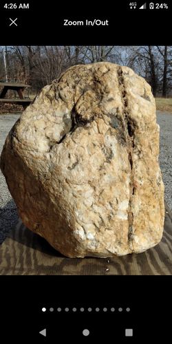 Crystals & Gold: Glacier Deposit Amalgamation Boulder