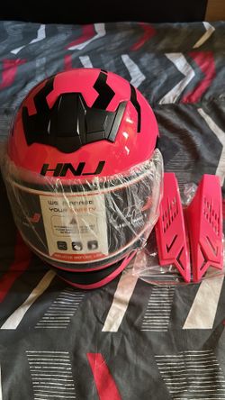 HNJ Pink Horn Helmet