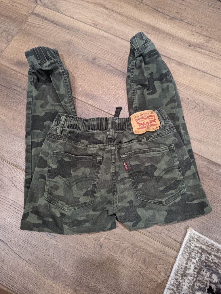 Levi Camo Joggers Boys Sz 10