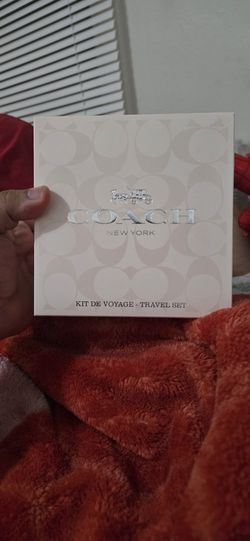 coach new york kit de voyage travel set