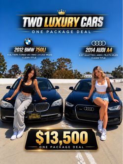 2 Luxury Cars • 1 Package Deal🚨