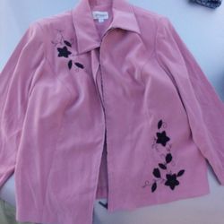 3 VINTAGE Women's Shirt Jacket Blouse 22W 18/20  XL L Extra Large Pattern Decorative Design Button 80's 90's 