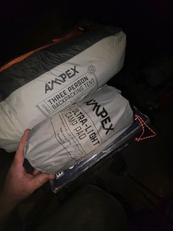 Ampex -1degrees sleeping bags plus ground pads(sold separately if u want)