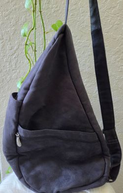 Grey Ameribag Healthy Back bag sling purse stylish 17"