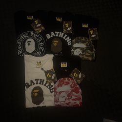 BAPE TEE SHIRTS