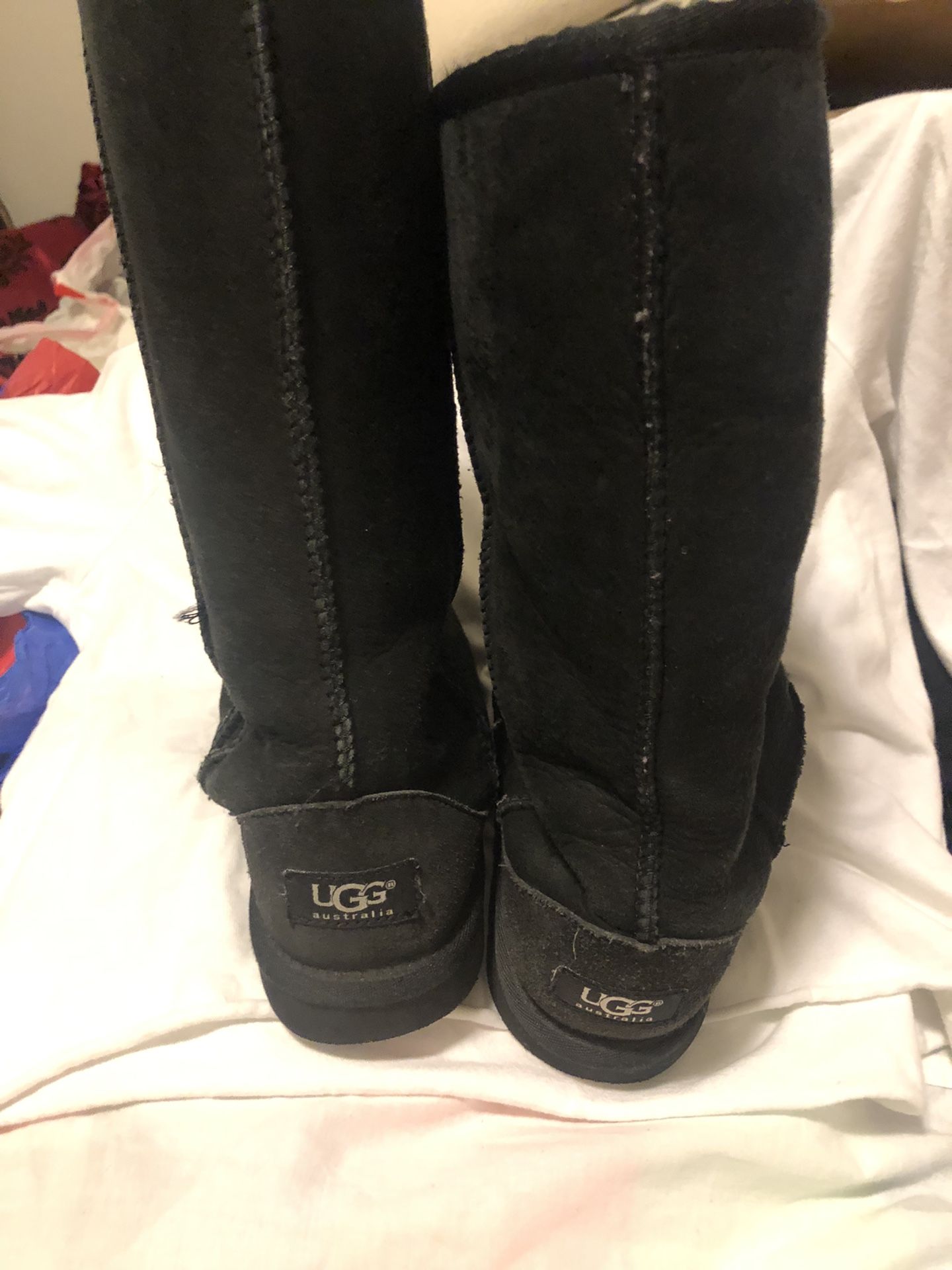 Ugg Women’s Boots Size 4 Tall Ones Real 