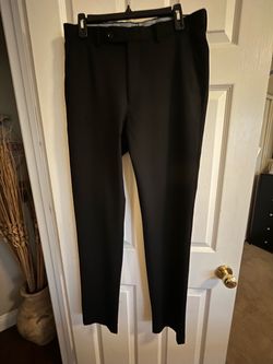 Bar III Black Wool Blend Skinny Dress Pants , Size 32W x 34L