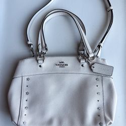 Coach MINI BROOKE Carryall with Floral Rivets | Crossbody Bag | Luxury Leather Purse 